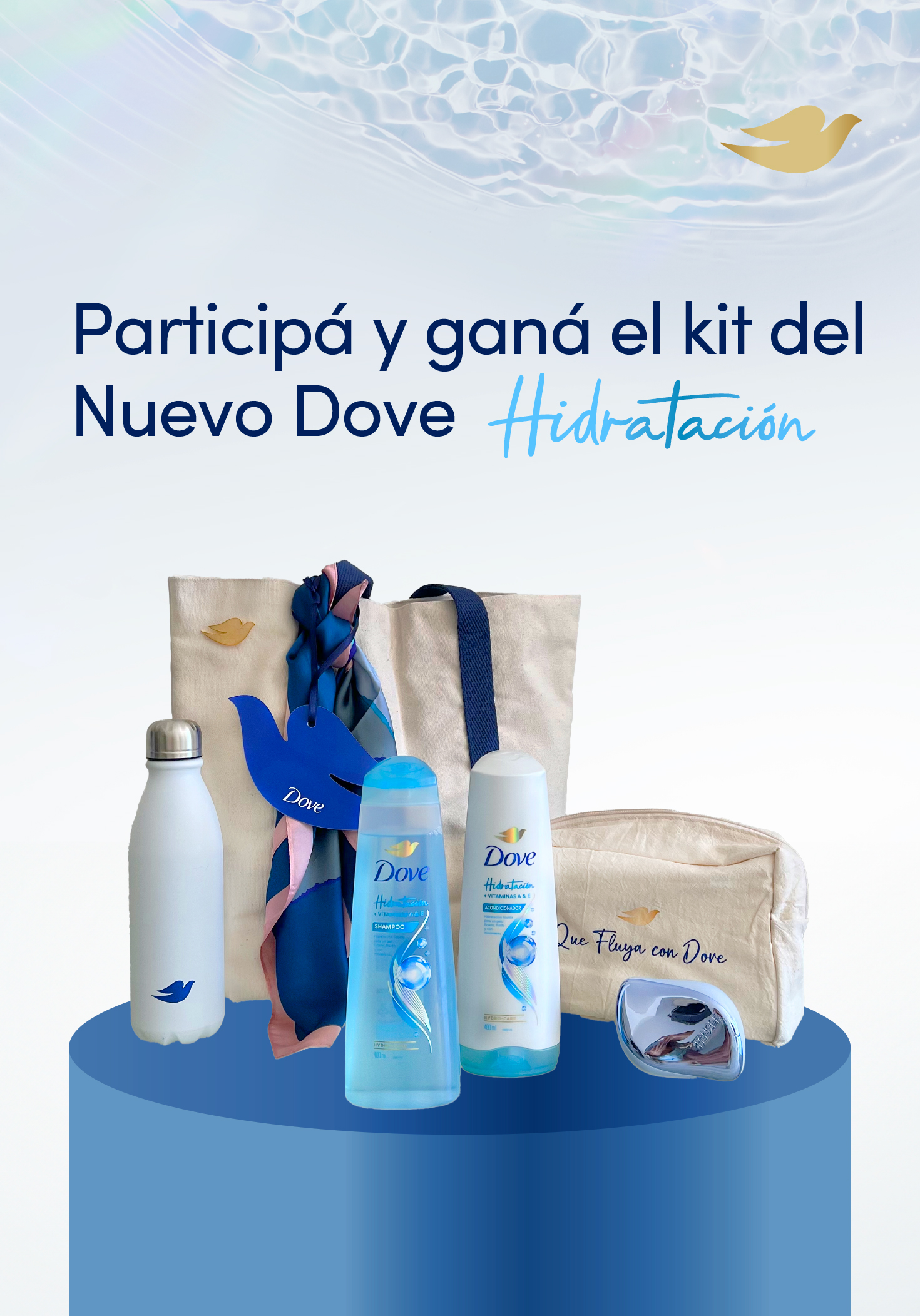 ¡Ganate el kit del Nuevo Dove Hidratación!